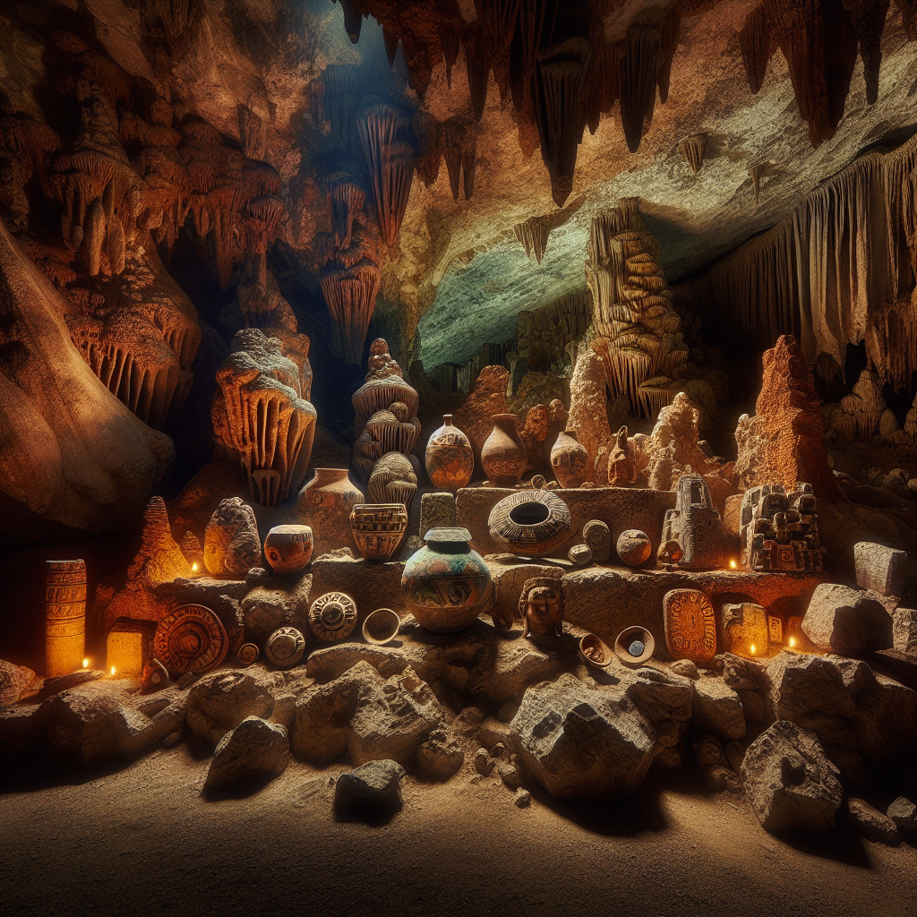 Mexican Cave Reveals Ancient Artifacts of Tlacotepehua Culture